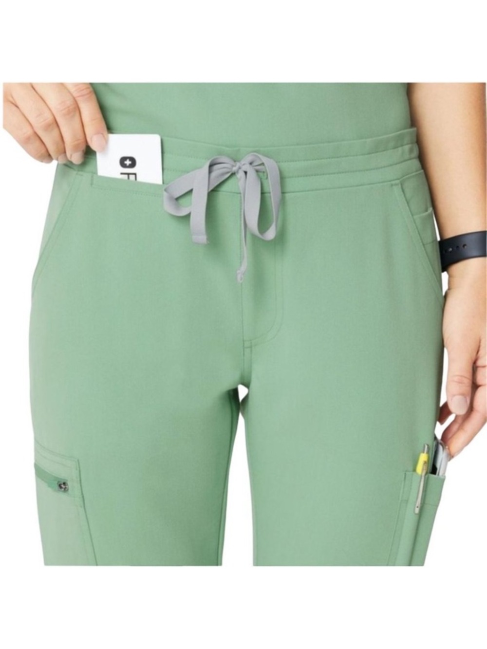 women's Jade Yola - Skinny Scrub Pants - S / Jade | FIGS